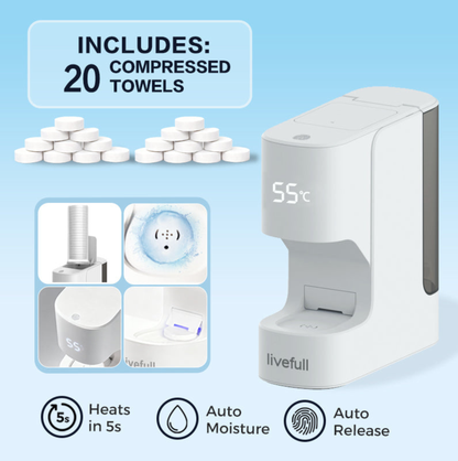 LiveFull Smart Hot Facial Towel Warmer